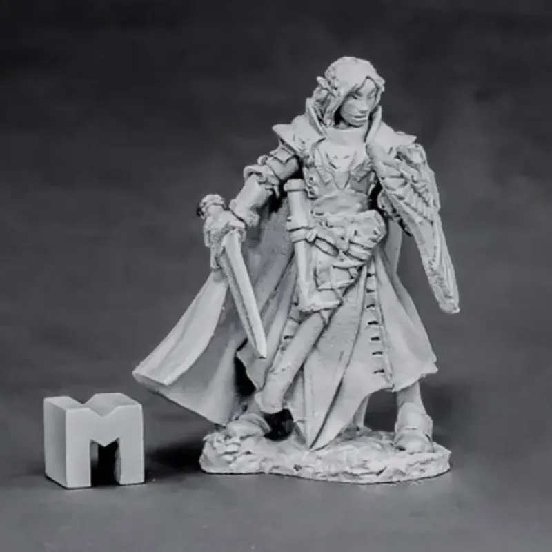 Tabletop Miniatures-Reaper Miniatures Alandin, Elf Paladin 03863 Dark Heaven Legends Unpainted Metal - Your Source for Gaming Essentials