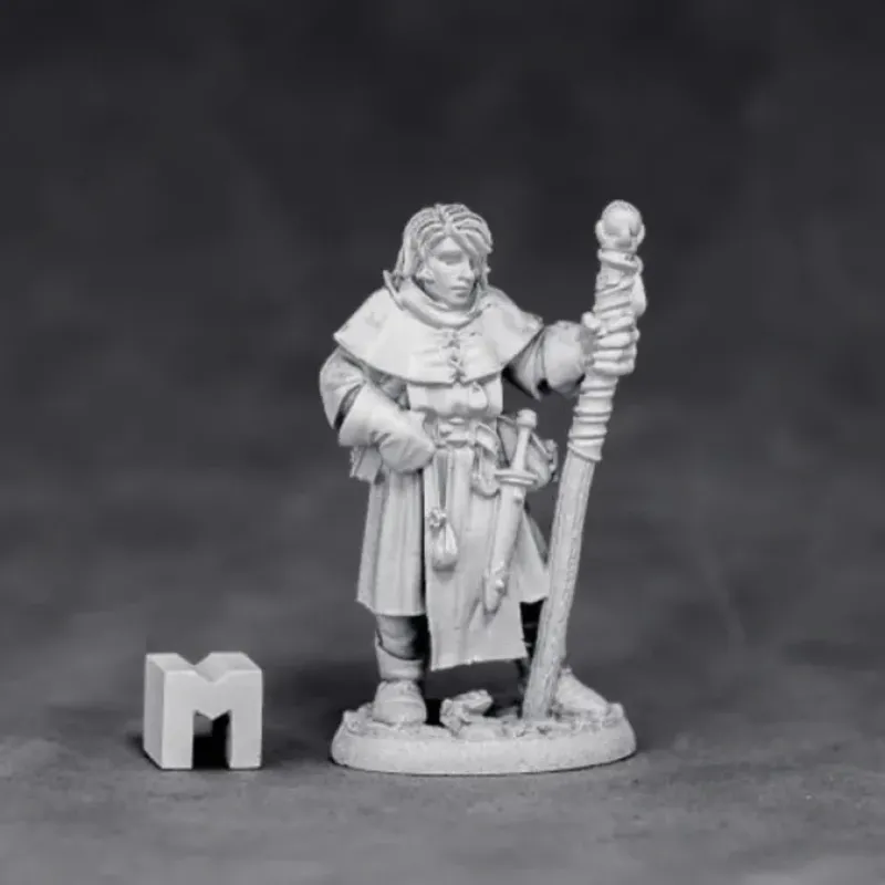 Tabletop Miniatures-Reaper Miniatures Alec, Young Mage #03881 Unpainted Metal Mini D&D RPG Figure - Your Source for Gaming Essentials