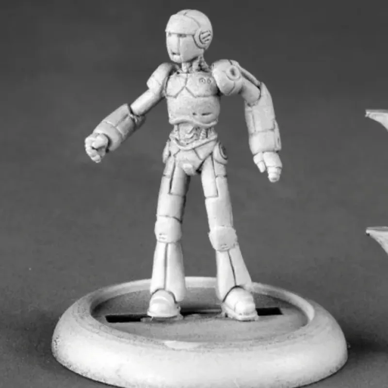 Tabletop Miniatures-Reaper Miniatures Alf 24, Robot Assistant #50138 Chronoscope D&D RPG Mini Figure - Your Source for Gaming Essentials
