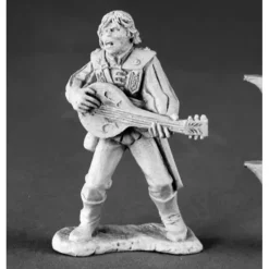 Tabletop Miniatures-Reaper Miniatures Alfred Redlute, Bard #03485 Dark Heaven Unpainted Metal - Your Source for Gaming Essentials