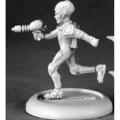 Tabletop Miniatures-Reaper Miniatures Alien Overlord With Pistol #50172 Chronoscope RPG Mini Figure - Your Source for Gaming Essentials