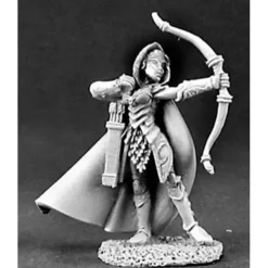 Tabletop Miniatures-Reaper Miniatures Alistrilee, Elf Archer #03166 Dark Heaven Unpainted Metal - Your Source for Gaming Essentials
