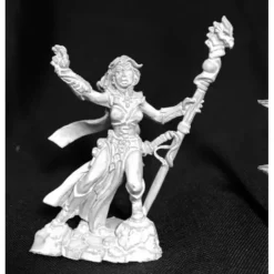 Tabletop Miniatures-Reaper Miniatures Andriessa Female Wizard #03734 Dark Heaven Legends Unpainted - Your Source for Gaming Essentials
