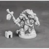 Tabletop Miniatures>Reaper Miniatures Armorback Barbarian (Ankylosaurus) #03876 Unpainted Metal Mini - Your Source for Gaming Essentials