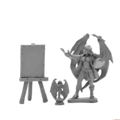 Tabletop Miniatures>Reaper Miniatures Artist Sophie #03990 ReaperCon 2009 Unpainted Metal Figure - Your Source for Gaming Essentials