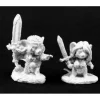 Tabletop Miniatures>Reaper Miniatures Barbarian Mouslings 2Pc 03824 Dark Heaven Unpainted Metal Mini - Your Source for Gaming Essentials