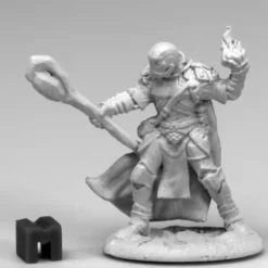 Tabletop Miniatures>Reaper Miniatures Battleguard Golem Magus 03906 Dark Heaven Unpainted Metal Mini - Your Source for Gaming Essentials