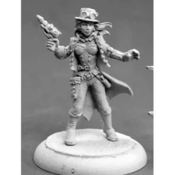 Tabletop Miniatures>Reaper Miniatures Belle, Steam Punk Heroine #50280 Chronoscope RPG Mini Figure - Your Source for Gaming Essentials