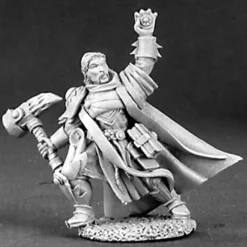 Tabletop Miniatures>Reaper Miniatures Bergun Sunblaze, Sun Priest 03185 Dark Heaven Unpainted Metal - Your Source for Gaming Essentials
