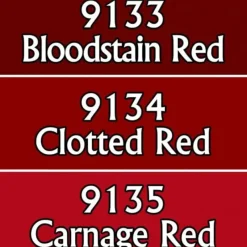 Tabletop Miniatures>Reaper Miniatures Bloodthirsty Reds 09745 Master Series Triads 3 Pack .5oz Paint - Your Source for Gaming Essentials