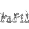 Tabletop Miniatures>Reaper Miniatures Bog Skeletons (5 Pieces) #44115 Unpainted Plastic Mini Figure - Your Source for Gaming Essentials