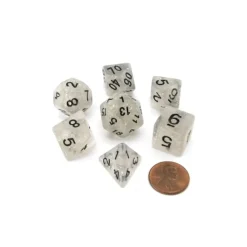 Dice>Reaper Miniatures Boss Pizza Dungeon Dice - Starlight Glitter - Your Source for Gaming Essentials