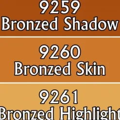 Tabletop Miniatures>Reaper Miniatures Bronzed Skin Triad #09787 Master Series Triads 3 Pk .5oz Paint - Your Source for Gaming Essentials