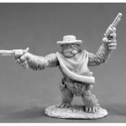 Tabletop Miniatures>Reaper Miniatures Cactus Joe, Gorilla Gunslinger #50318 Chronoscope Mini Figure - Your Source for Gaming Essentials