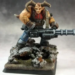 Tabletop Miniatures>Reaper Miniatures Caine, Cyber-Troll #50287 Chronoscope D&D RPG Unpainted Figure - Your Source for Gaming Essentials