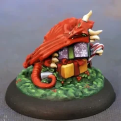 Tabletop Miniatures>Reaper Miniatures Christmas Dragon #01581 Unpainted Bones USA Plastic Mini - Your Source for Gaming Essentials