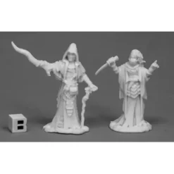 Tabletop Miniatures>Reaper Miniatures Cultist Priests (2)77518 Bones Unpainted RPG D&D Figure - Your Source for Gaming Essentials