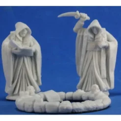 Tabletop Miniatures>Reaper Miniatures Cultists And Circle (3) #77351 Bones Unpainted Plastic Figure - Your Source for Gaming Essentials