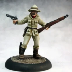 Tabletop Miniatures>Reaper Miniatures Dan Mcdermott, Pulp Era Hero #50295 Chronoscope Unpainted Mini - Your Source for Gaming Essentials