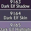 Tabletop Miniatures>Reaper Miniatures Dark Elf Skin #09755 Master Series Triads 3 Pack .5oz Paint - Your Source for Gaming Essentials