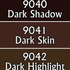 Tabletop Miniatures>Reaper Miniatures Dark Skin Tones #09714 Master Series Triads 3 Pack .5oz Paint - Your Source for Gaming Essentials