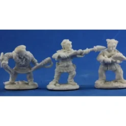 Tabletop Miniatures>Reaper Miniatures Derro (3) #77332 Bones Unpainted Plastic D&D RPG Mini Figure - Your Source for Gaming Essentials