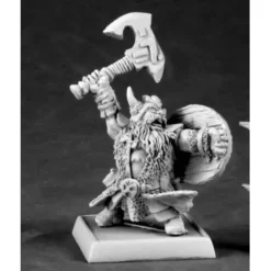 Tabletop Miniatures>Reaper Miniatures Dhulrekk Thulfinson, Rune Warrior #14588 Kragmarr Unpainted - Your Source for Gaming Essentials