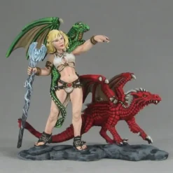 Tabletop Miniatures>Reaper Miniatures Dragon Summoner (54mm) #01446 Unpainted Metal Mini Figure - Your Source for Gaming Essentials