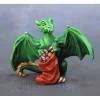 Tabletop Miniatures>Reaper Miniatures Dragon with Stocking #01631 Unpainted Bones USA Plastic Mini - Your Source for Gaming Essentials