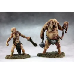 Tabletop Miniatures>Reaper Miniatures Dreg Devourer and Slinker #03687 Dark Heaven Unpainted Metal - Your Source for Gaming Essentials