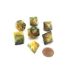 Dice>Reaper Miniatures Dual Pizza Dungeon Dice - Yellow & Black - Your Source for Gaming Essentials
