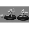 Tabletop Miniatures>Reaper Miniatures Dungeon Dwellers Kobold Archers (2 Pcs) #07021 Unpainted Metal - Your Source for Gaming Essentials