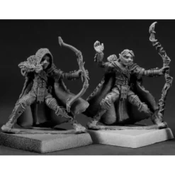Tabletop Miniatures>Reaper Miniatures Elf Rangers (9) #06200 Warlord Army Pack Unpainted D&D Mini - Your Source for Gaming Essentials