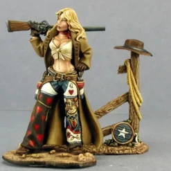 Tabletop Miniatures>Reaper Miniatures Ellen Stone, Cowgirl (54mm) #01445 Unpainted Metal Mini Figure - Your Source for Gaming Essentials