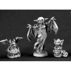 Tabletop Miniatures>Reaper Miniatures Familiar Pack XI (3) 03578 Dark Heaven Legends Unpainted Metal - Your Source for Gaming Essentials