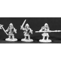 Tabletop Miniatures>Reaper Miniatures Female Dwarves (3 Pcs) #03306 Dark Heaven Unpainted Metal - Your Source for Gaming Essentials