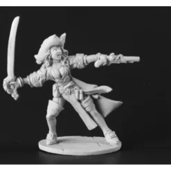 Reaper Miniatures Female Pirate Captain #03666 Dark Heaven Unpainted Metal - Your Source for Gaming Essentials Discount
