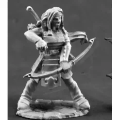 Tabletop Miniatures>Reaper Miniatures Female Hobgoblin Archer03813 Dark Heaven Unpainted Metal Mini - Your Source for Gaming Essentials