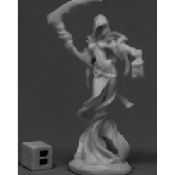 Tabletop Miniatures>Reaper Miniatures Female Wraith77536 Bones Unpainted RPG D&D Figure - Your Source for Gaming Essentials