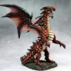 Tabletop Miniatures>Reaper Miniatures Fire Dragon Hatchling #03664 Dark Heaven Unpainted Metal Mini - Your Source for Gaming Essentials
