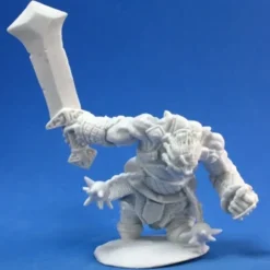 Tabletop Miniatures>Reaper Miniatures Fire Giant Warrior #77178 Bones Unpainted Plastic Mini Figure - Your Source for Gaming Essentials