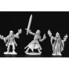Tabletop Miniatures>Reaper Miniatures Fire Wizards (3 Pcs) #03454 Dark Heaven Unpainted Metal - Your Source for Gaming Essentials