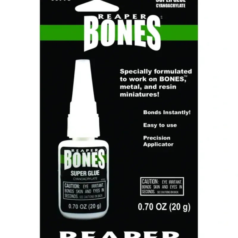 Tabletop Miniatures-Reaper Miniatures 20g Super Glue #00995 for Bones Metal and Resin Mini Figures - Your Source for Gaming Essentials