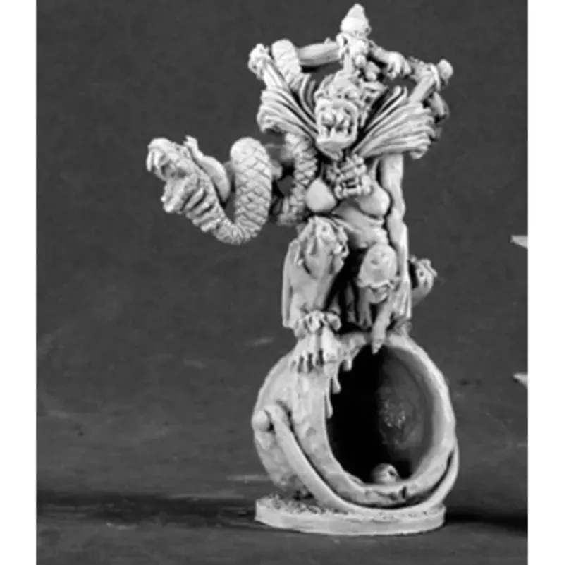 Reaper Miniatures Ghoul Witch on Cauldron #03453 Dark Heaven Unpainted Metal - Your Source for Gaming Essentials Best
