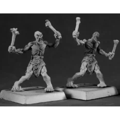 Tabletop Miniatures>Reaper Miniatures Ghouls (9) #06205 Warlord Army Pack Unpainted RPG Mini Figure - Your Source for Gaming Essentials