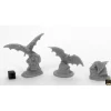 Tabletop Miniatures>Reaper Miniatures Giant Bats (3) #44040 Bones Black Unpainted Plastic Figure - Your Source for Gaming Essentials