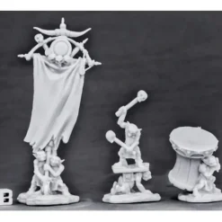 Tabletop Miniatures>Reaper Miniatures Goblin Honor Guard#77567 Bones Unpainted Plastic Mini Figure - Your Source for Gaming Essentials