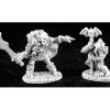 Tabletop Miniatures>Reaper Miniatures Goblin Leader & Shaman #02876 Dark Heaven Unpainted Metal - Your Source for Gaming Essentials
