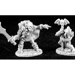Tabletop Miniatures>Reaper Miniatures Goblin Leader & Shaman #02876 Dark Heaven Unpainted Metal - Your Source for Gaming Essentials