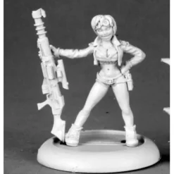 Tabletop Miniatures>Reaper Miniatures Gretha, Female Sniper #50156 Chronoscope D&D RPG Mini Figure - Your Source for Gaming Essentials